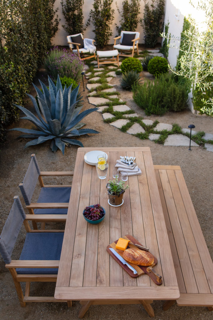 a beautiful home backyard